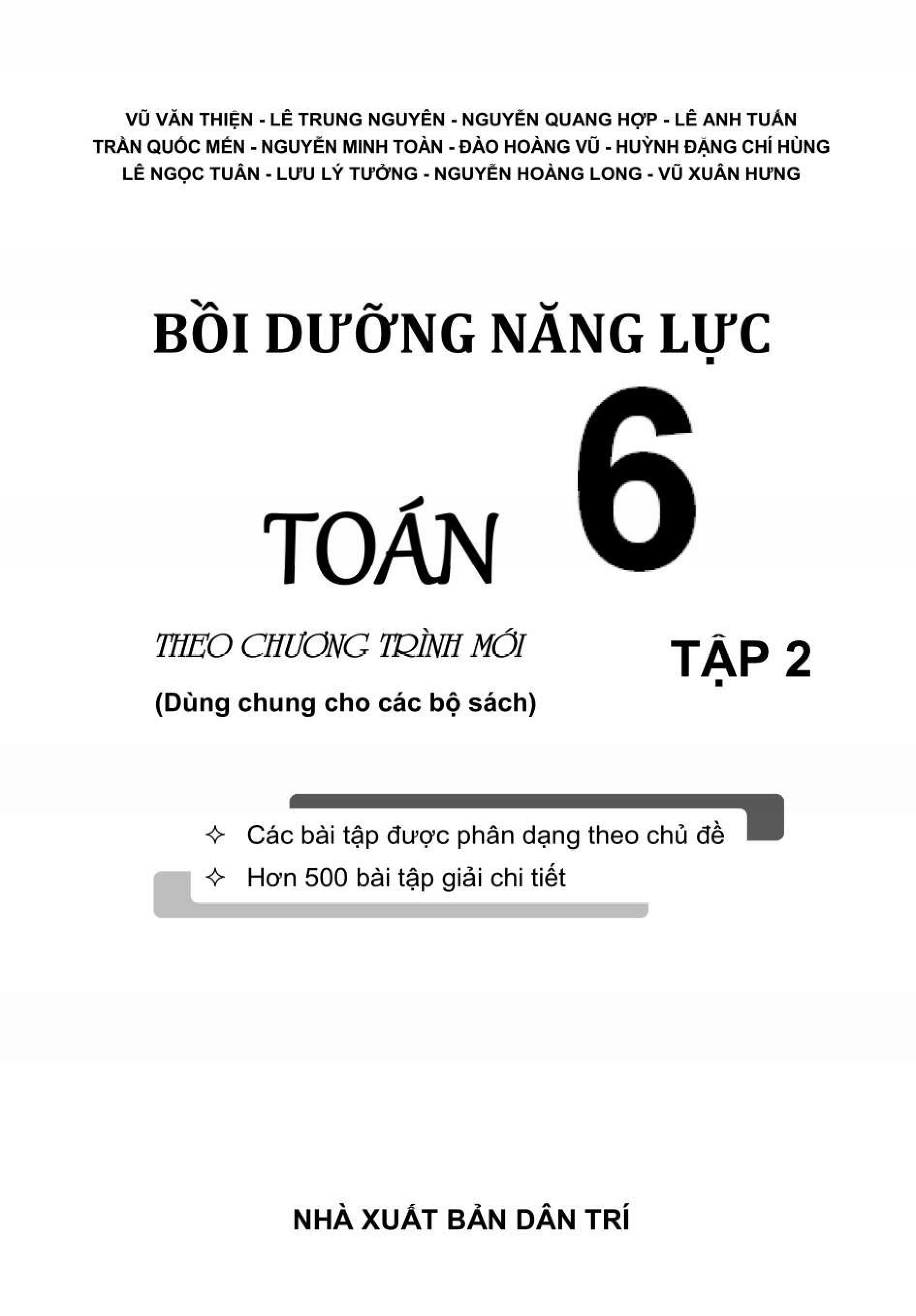 Bo
						
										
										Boi Duong Nang Luc Toan 6 - Tap 2