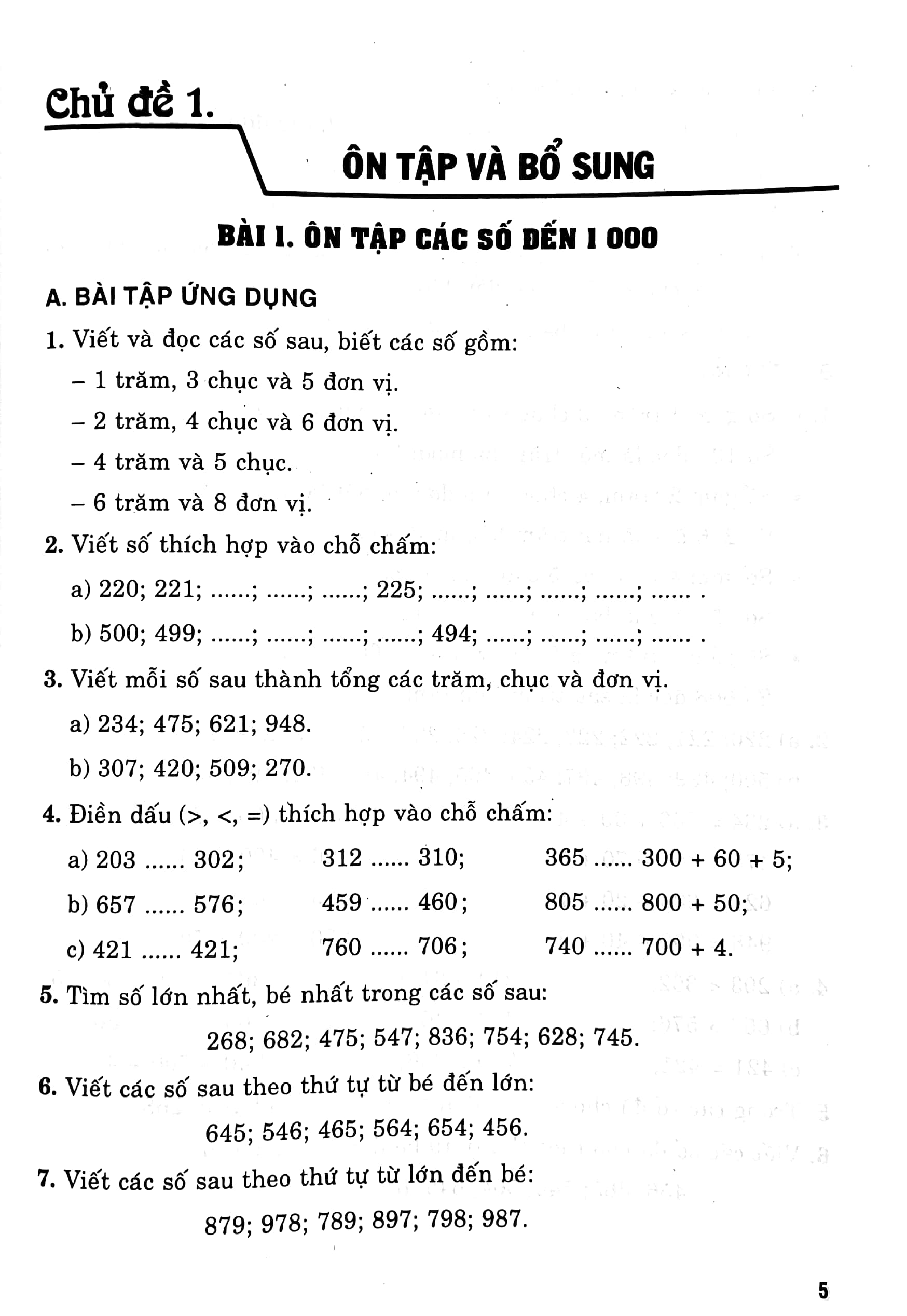 bộ bồi dưỡng toán lớp 3 - tập 1 (bám sát sgk kết nối)