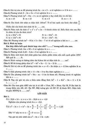 bộ bồi dưỡng violympic toán 8 - tập 2