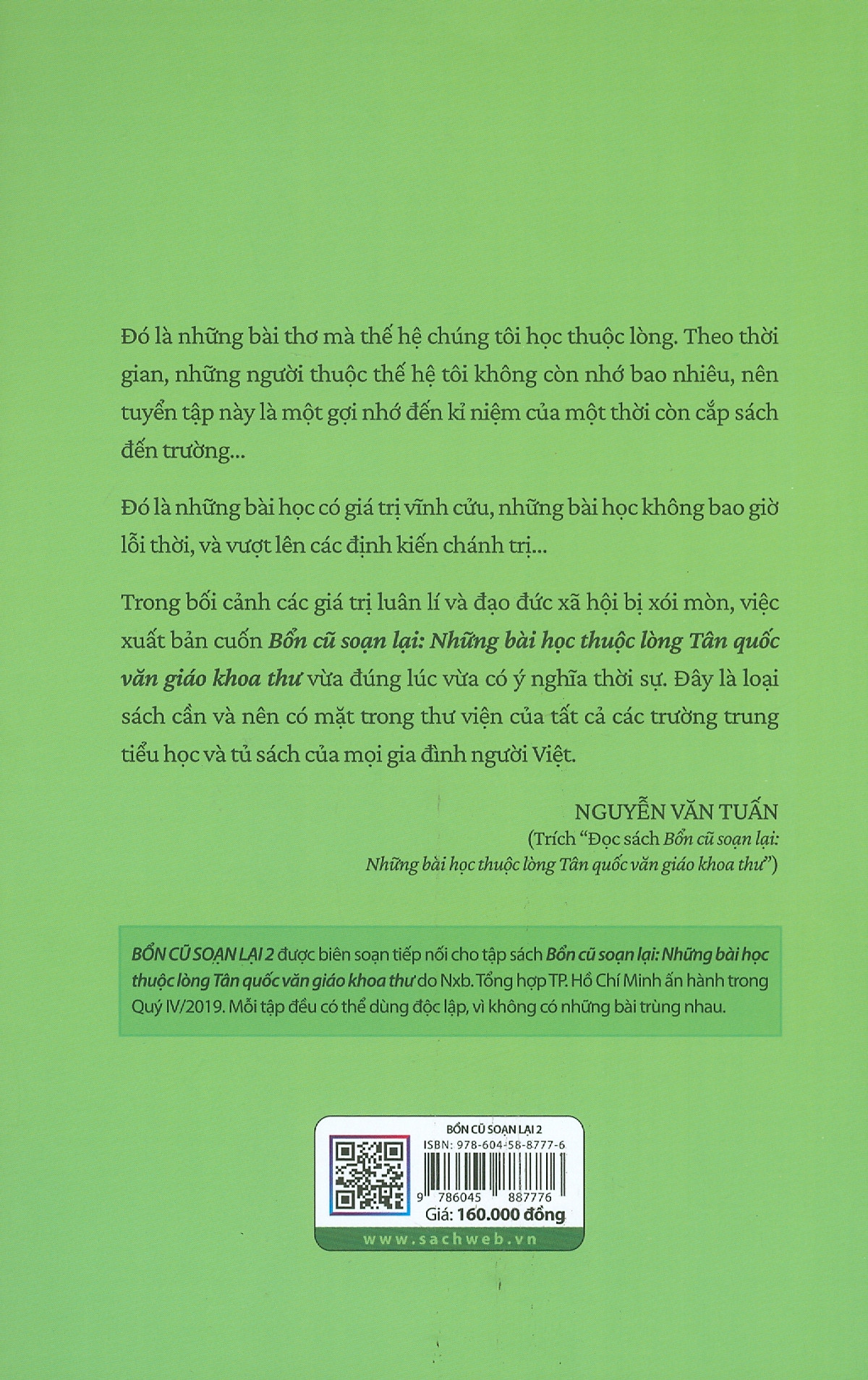 bộ bổn cũ soạn lại 2 - những bài học thuộc lòng - tân quốc văn giáo khoa thư