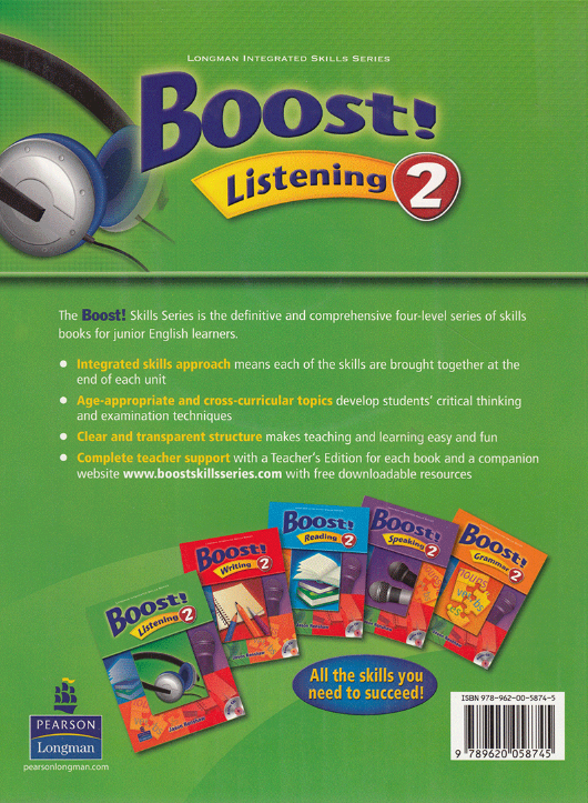 bộ boost! listening student book with cd (level 2)