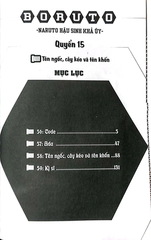 bộ boruto - naruto hậu sinh khả úy - tập 15 - tên ngốc, cây kéo và tên khốn
