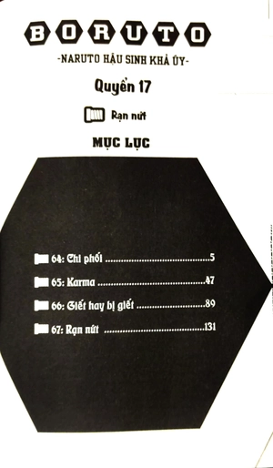 bộ boruto - naruto hậu sinh khả úy - tập 17 - rạn nứt