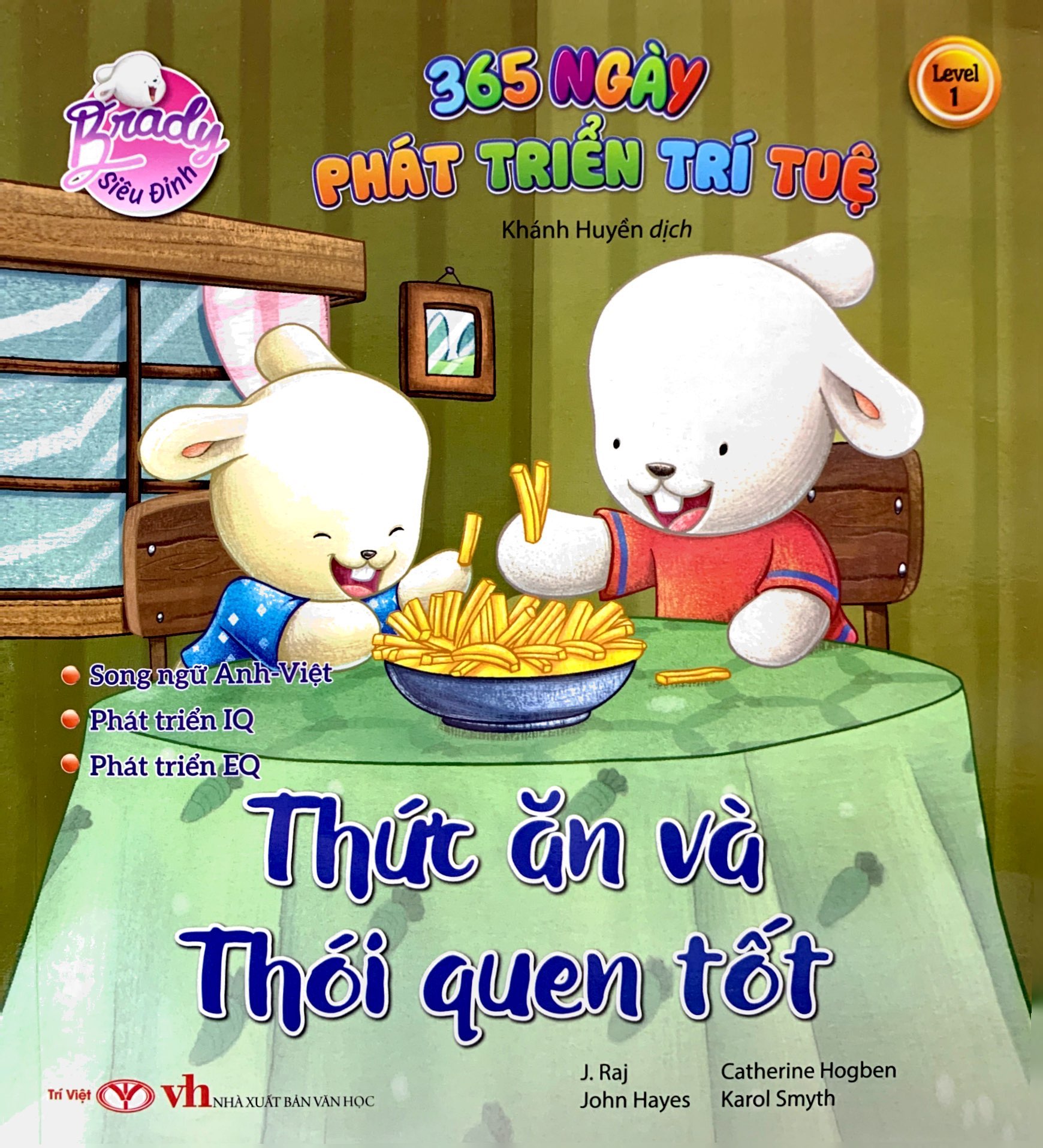 bộ brady siêu đỉnh - 365 ngày phát triển trí tuệ - level 1 - thức ăn và thói quen tốt