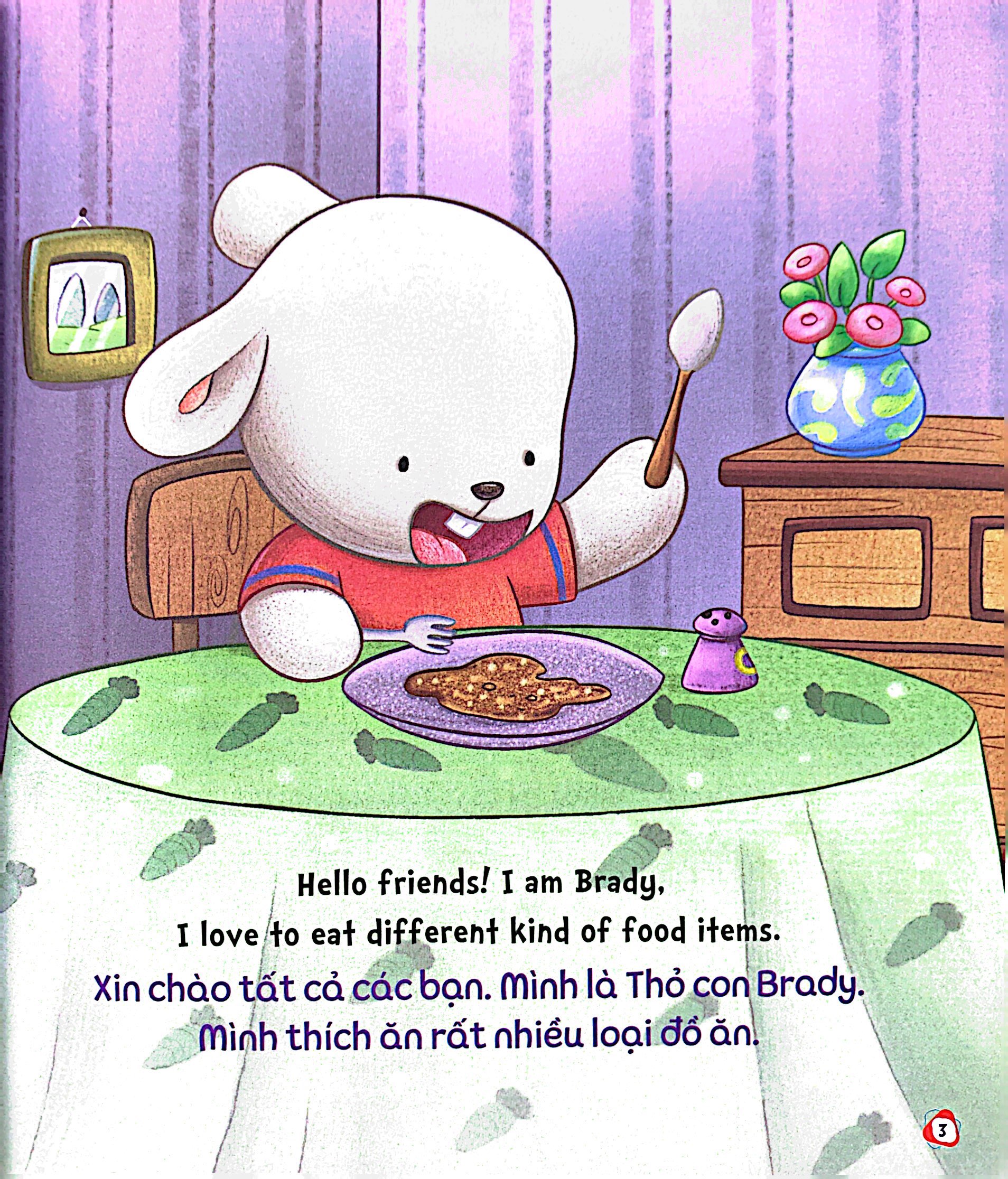 bộ brady siêu đỉnh - 365 ngày phát triển trí tuệ - level 1 - thức ăn và thói quen tốt