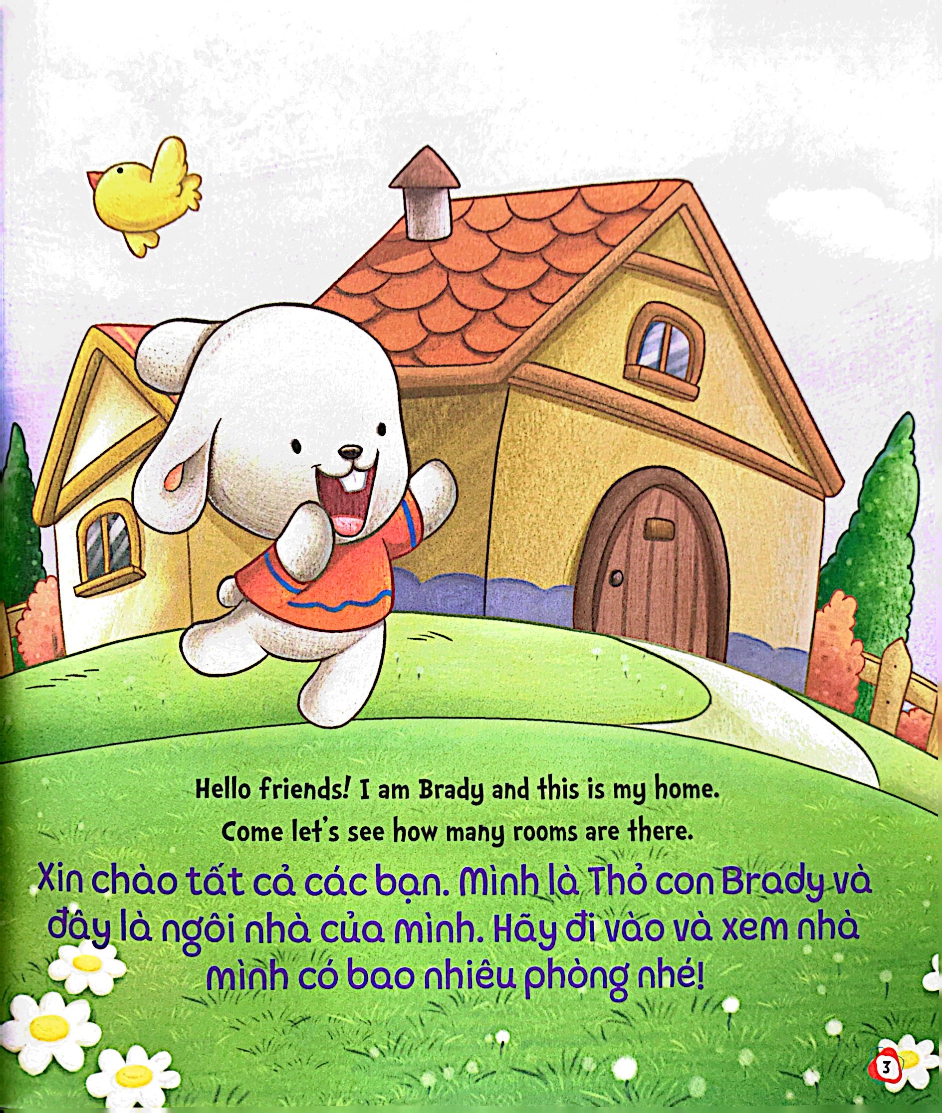 bộ brady siêu đỉnh - 365 ngày phát triển trí tuệ - level 2 - ngôi nhà và khu vườn yêu thích