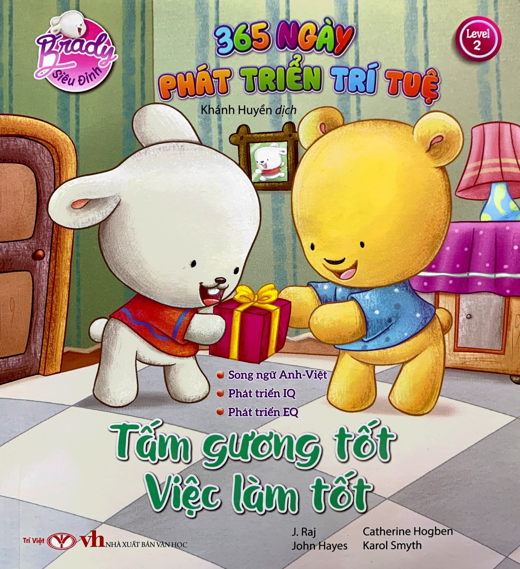 bộ brady siêu đỉnh - 365 ngày phát triển trí tuệ - level 2 - tấm gương tốt-việc làm tốt