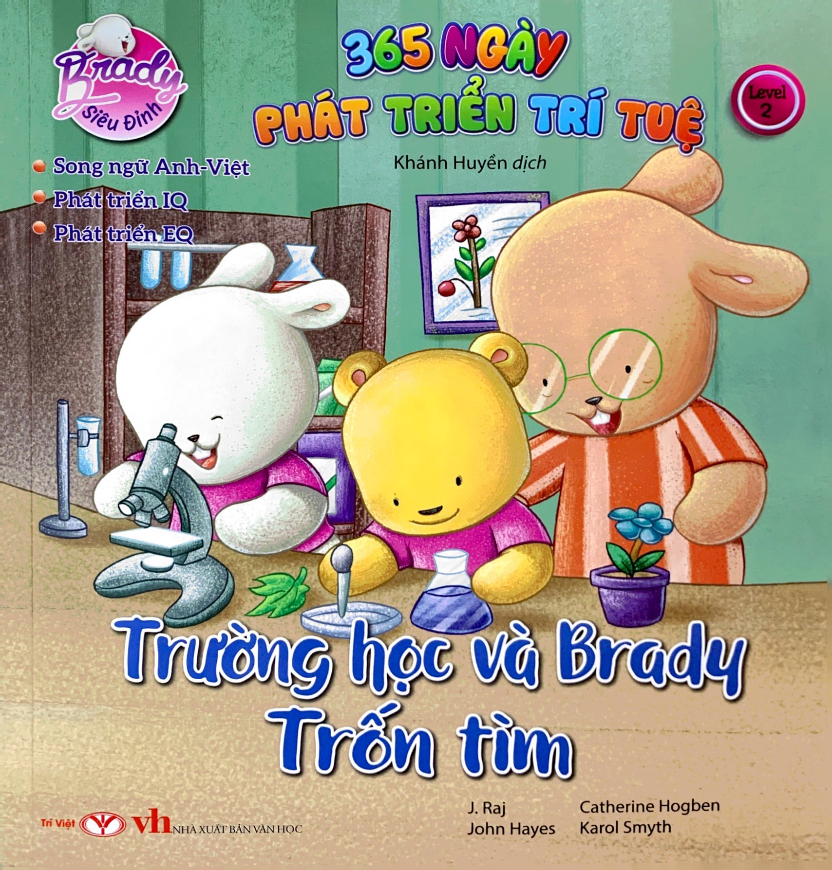 bộ brady siêu đỉnh - 365 ngày phát triển trí tuệ - level 2 - trường học và brady chơi trốn tìm