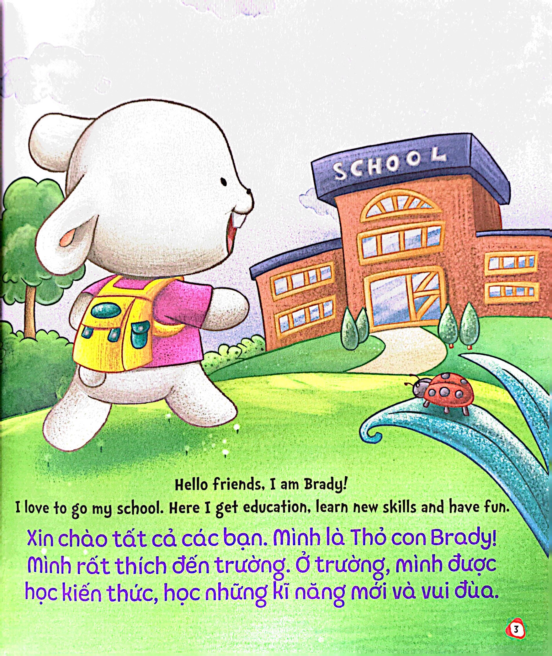 bộ brady siêu đỉnh - 365 ngày phát triển trí tuệ - level 2 - trường học và brady chơi trốn tìm