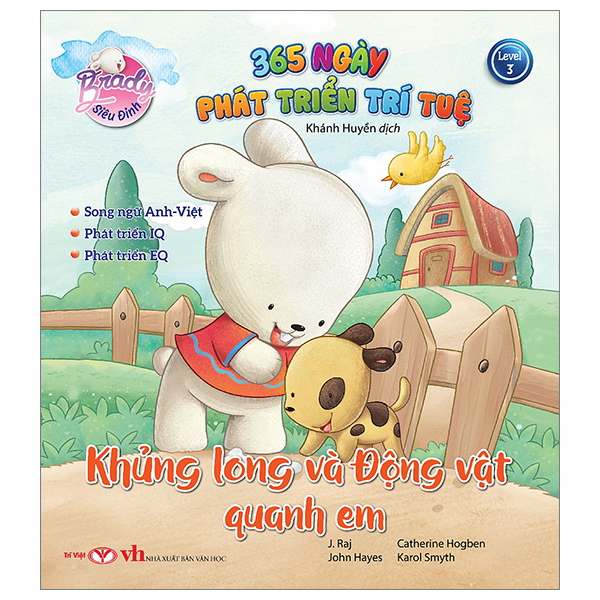 bộ brady siêu đỉnh - 365 ngày phát triển trí tuệ - level 3 - khủng long và động vật quanh em