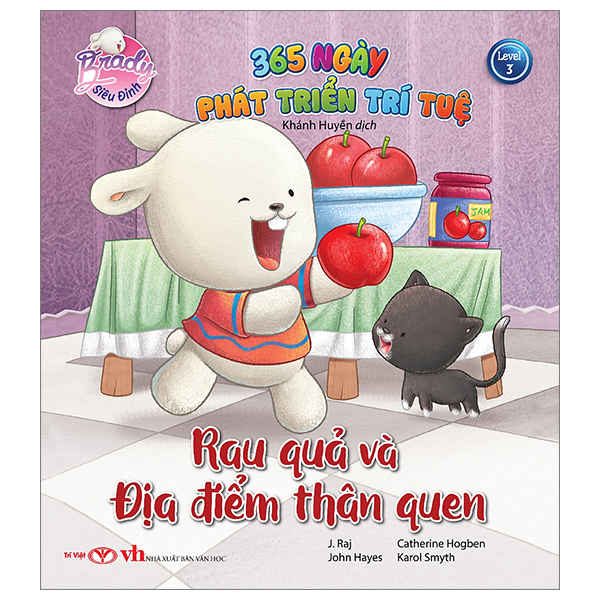 bộ brady siêu đỉnh - 365 ngày phát triển trí tuệ - level 3 - rau quả và địa điểm thân quen