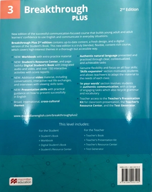 bộ breakthrough plus level 3 workbook pack 2nd edition