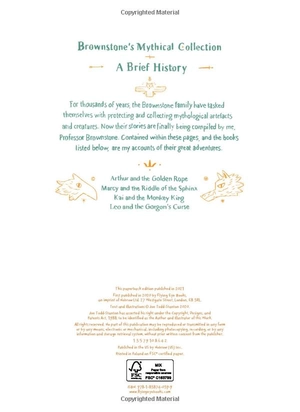 bộ brownstone's mythical collection 4: leo and the gorgon's curse