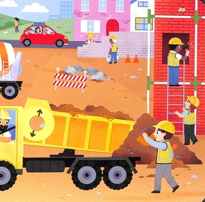 bộ busy trucks (campbell busy books 63)