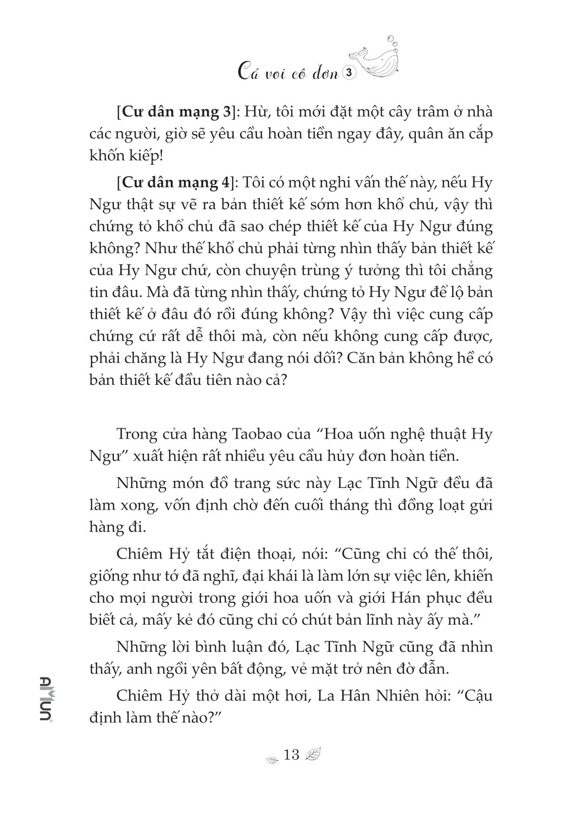 bộ cá voi cô đơn - tập 3