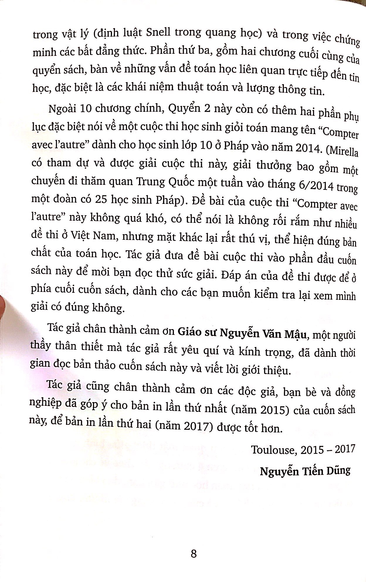 bộ các bài giảng về toán cho mirella quyển 2