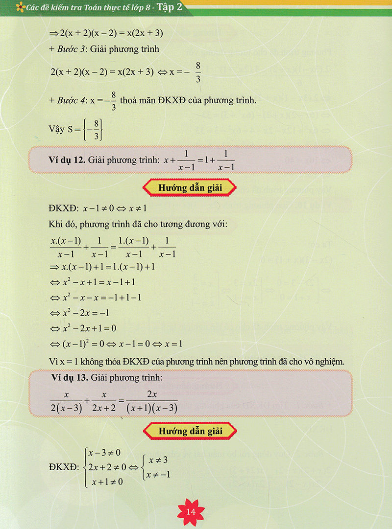 bộ các đề kiểm tra toán thực tế lớp 8 - tập 2