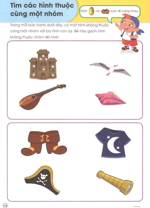 bộ các kĩ năng học tập của disney - cùng học chữ cái tiếng anh tập 1 (4-5 tuổi)