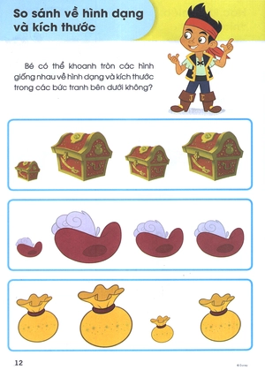 bộ các kĩ năng học tập của disney - cùng học kĩ năng toán học - tập 1