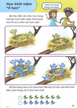 bộ các kĩ năng học tập của disney - cùng học kĩ năng toán học - tập 1