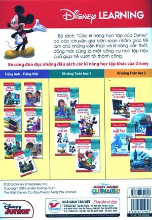 bộ các kĩ năng học tập của disney - cùng học kỹ năng toán học - tập 2
