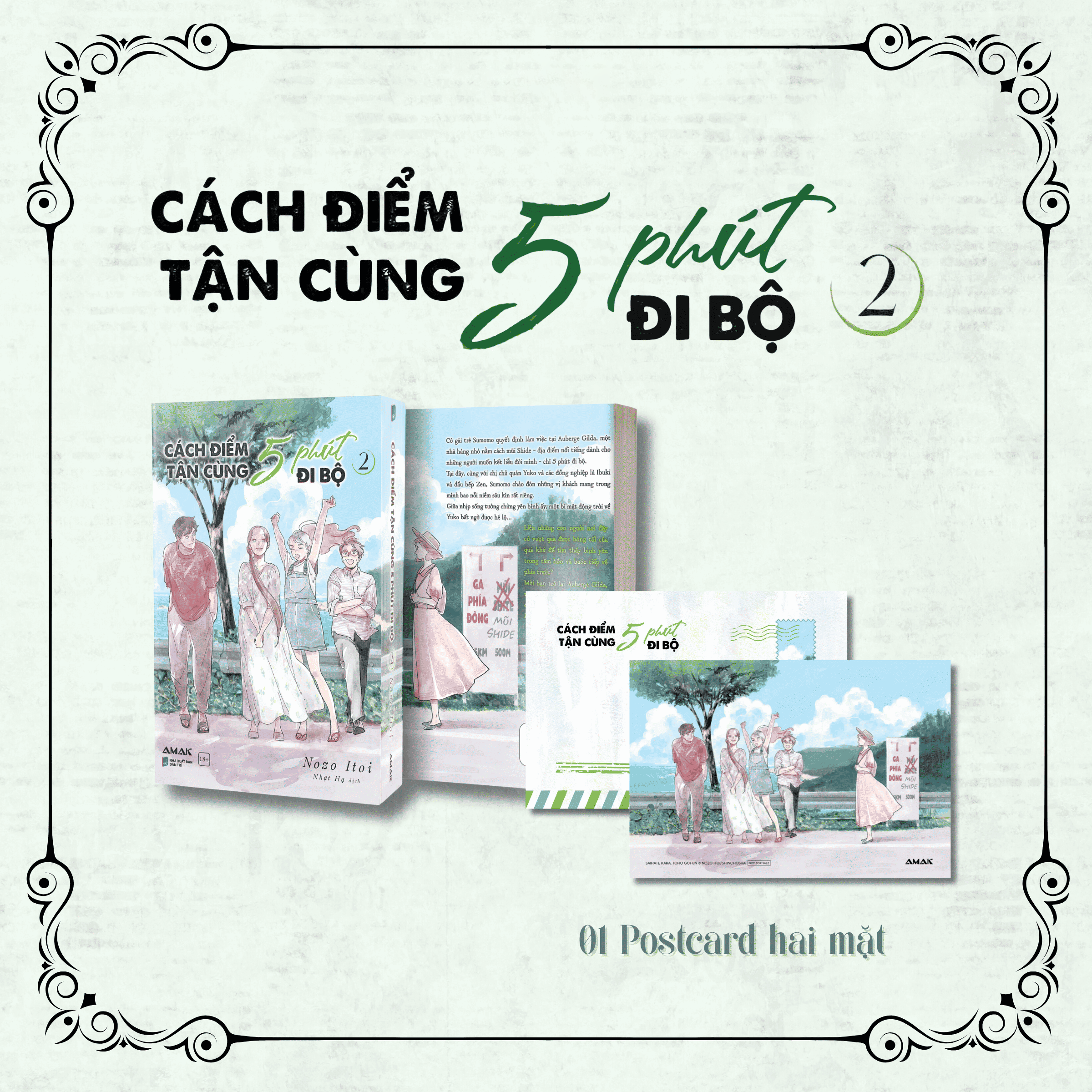 Bo
						
										
										Cach Diem Tan Cung 5 Phut Di Bo - Tap 2 - Tang Kem Postcard Hai Mat