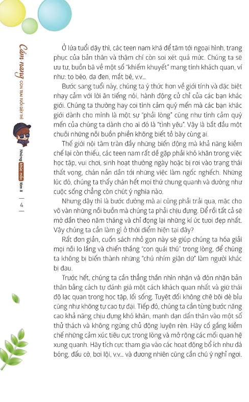 bộ cẩm nang con trai tuổi dậy thì - quyển 2 - những khúc mắc tâm lí (tái bản 2019)