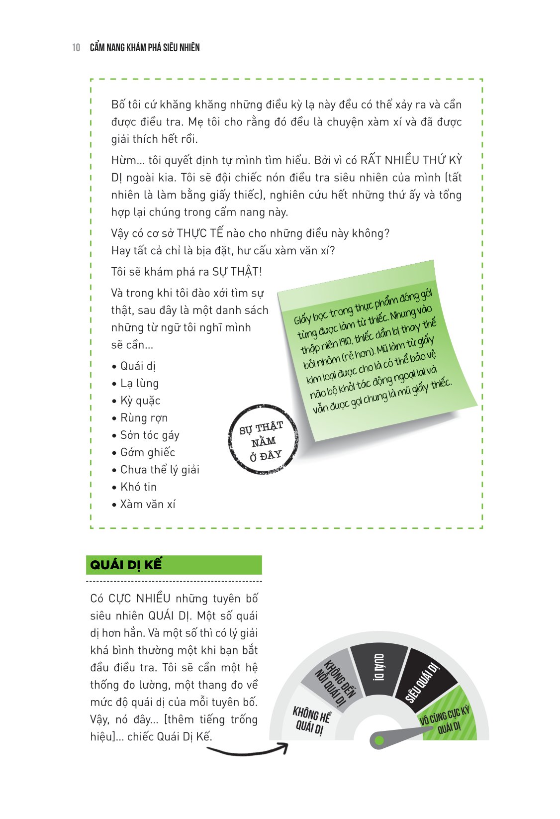 bộ cẩm nang khám phá siêu nhiên