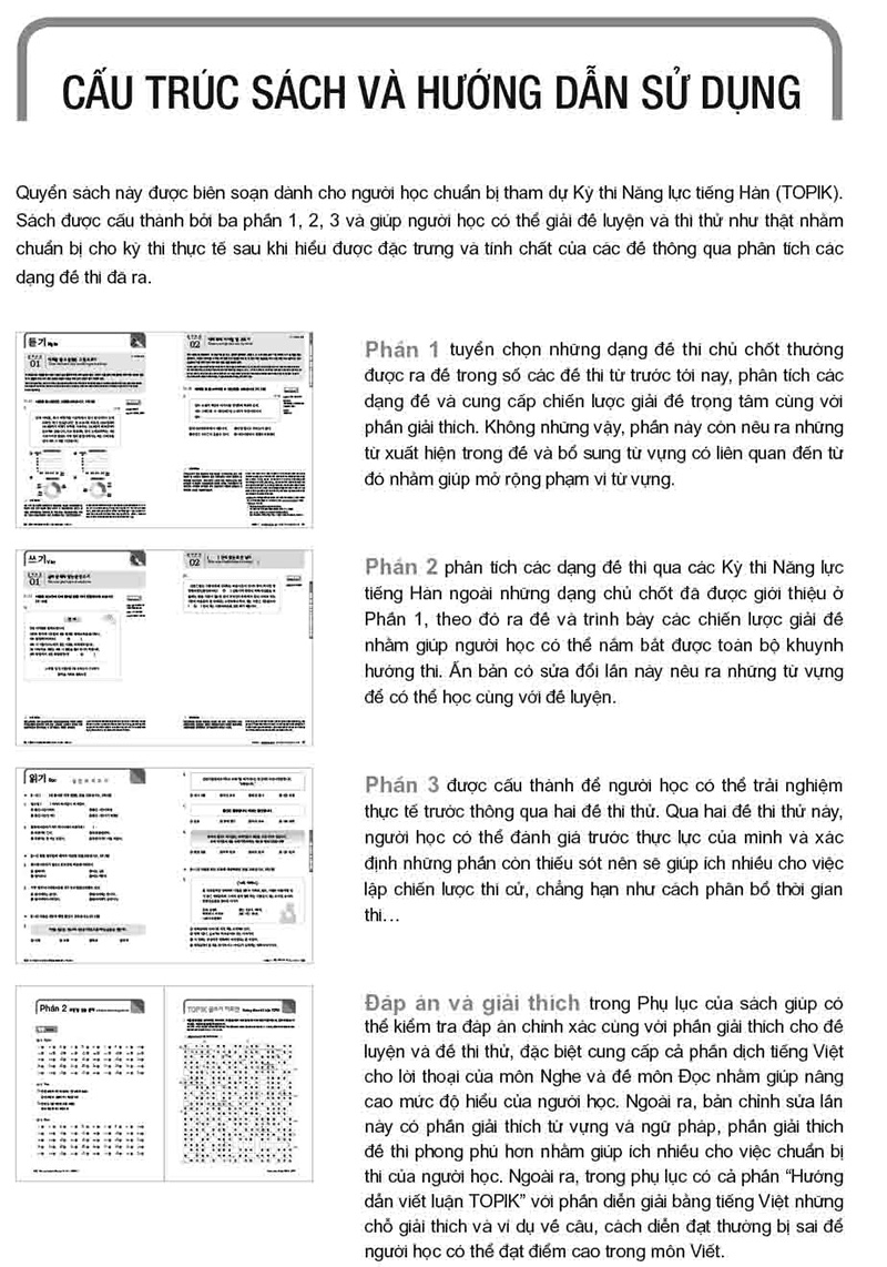 bộ cẩm nang luyện thi năng lực tiếng hàn topik ii intermediate - advanced