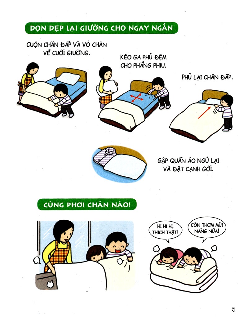 bộ cẩm nang sinh hoạt bằng tranh cho bé tập 1 - kĩ năng sinh hoạt thường ngày (tái bản 2019)