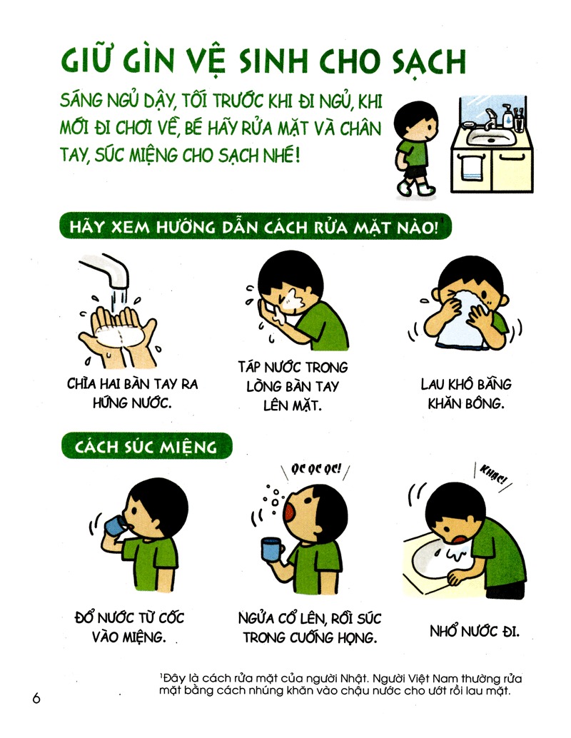 bộ cẩm nang sinh hoạt bằng tranh cho bé tập 1 - kĩ năng sinh hoạt thường ngày (tái bản 2019)