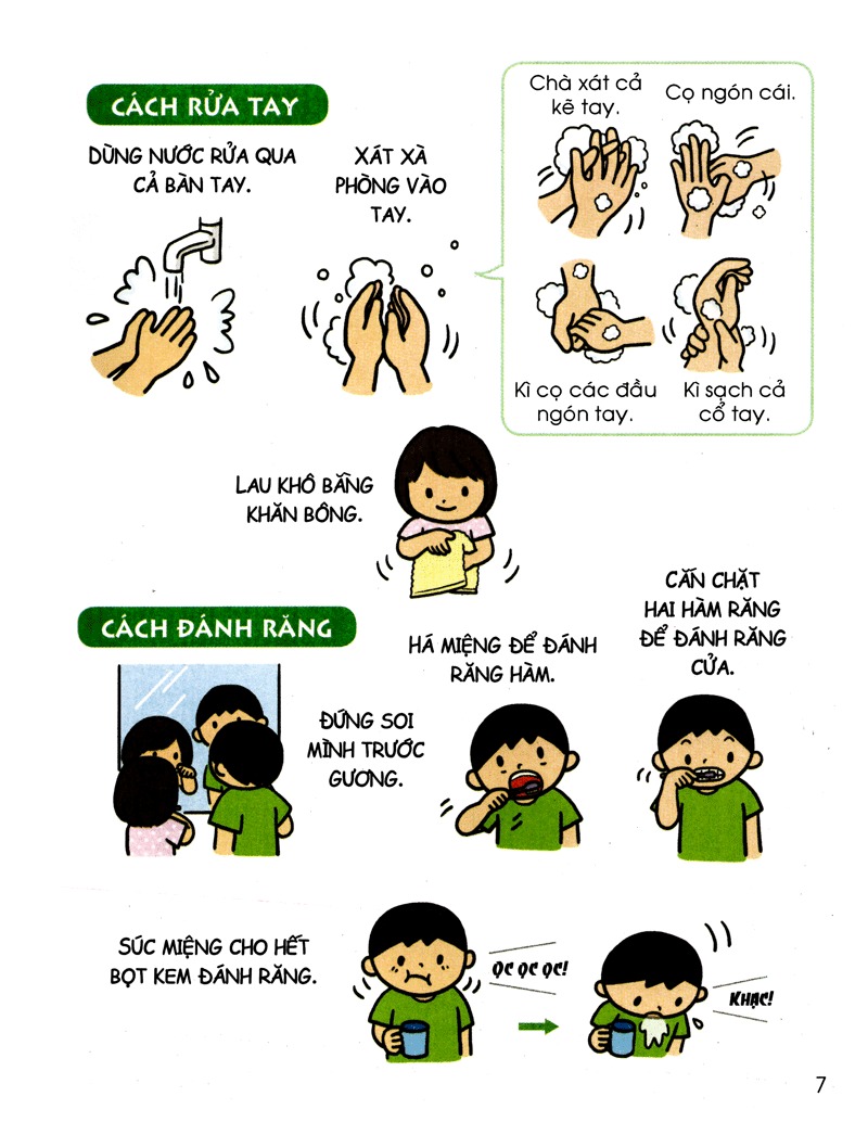 bộ cẩm nang sinh hoạt bằng tranh cho bé tập 1 - kĩ năng sinh hoạt thường ngày (tái bản 2019)