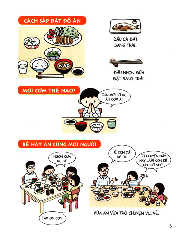 bộ cẩm nang sinh hoạt bằng tranh cho bé tập 2 - kĩ năng khi ăn uống (tái bản 2019)