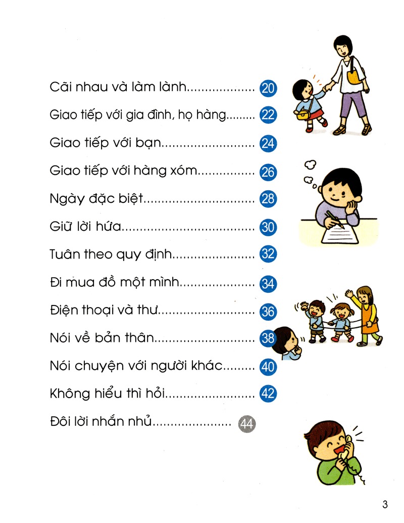 bộ cẩm nang sinh hoạt bằng tranh cho bé tập 4 - kĩ năng giao tiếp (tái bản 2019)