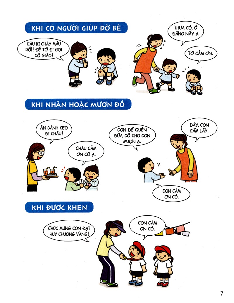 bộ cẩm nang sinh hoạt bằng tranh cho bé tập 4 - kĩ năng giao tiếp (tái bản 2019)