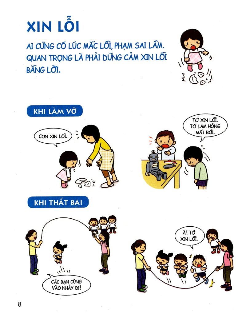 bộ cẩm nang sinh hoạt bằng tranh cho bé tập 4 - kĩ năng giao tiếp (tái bản 2019)