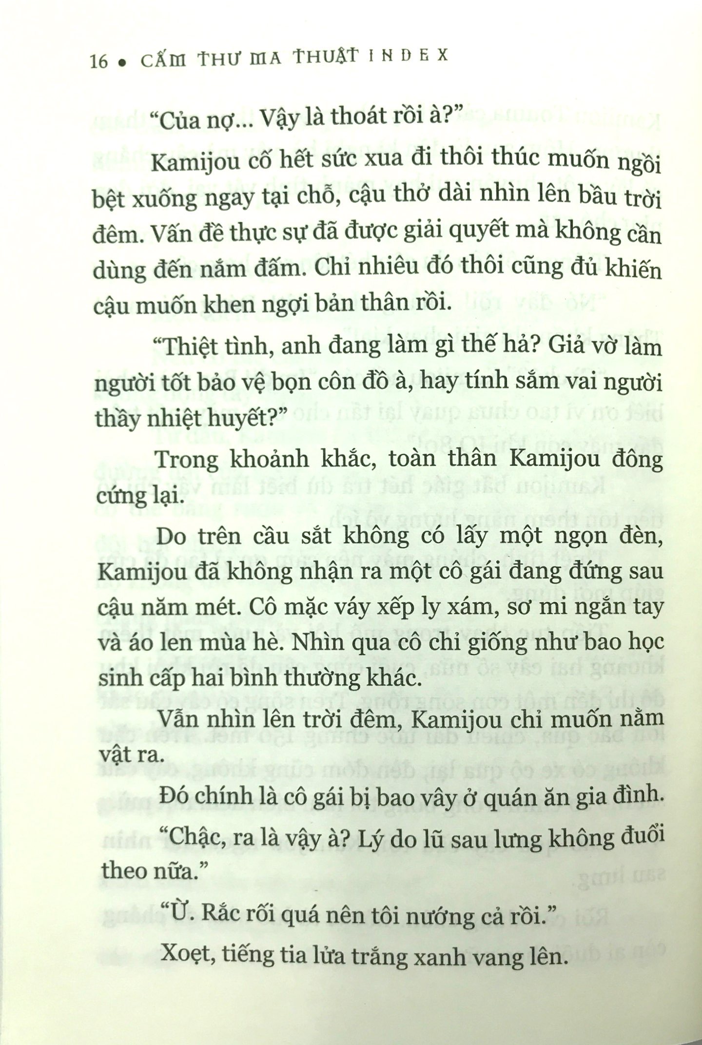 bộ cấm thư ma thuật index - tập 1