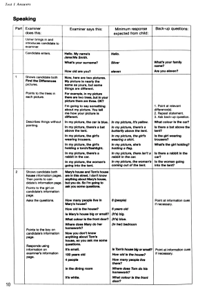 bộ cambridge english flyers 1 for revised exam from 2018 ans booklet