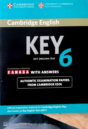 bộ cambridge english key - key english test 6 with answers (fahasa reprint edition)