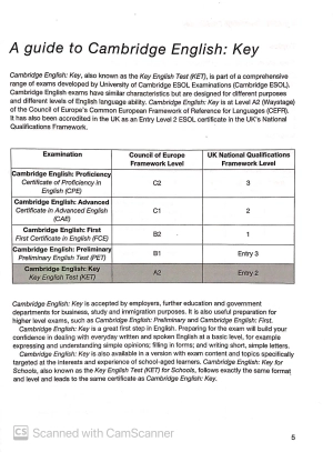 bộ cambridge english key - key english test 6 with answers (fahasa reprint edition)