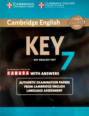 bộ cambridge english key - key english test 7 with answers (fahasa reprint edition)