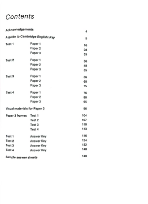 bộ cambridge english key - key english test 7 with answers (fahasa reprint edition)