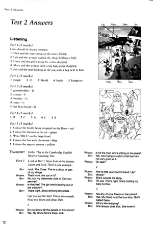 bộ cambridge english movers 1 for revised exam from 2018 ans booklet