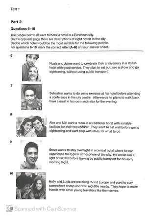 bộ cambridge english preliminary - preliminary english test 8 with answers (fahasa reprint edition)