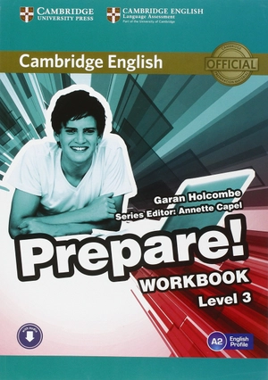 bộ cambridge english prepare! level 3 workbook with audio