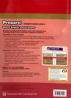 bộ cambridge english prepare! level 5 student's book - fahasa reprint