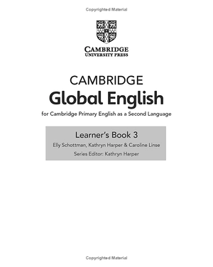 bộ cambridge global english learner's book 3 with digital access (1 year) 2nd edition