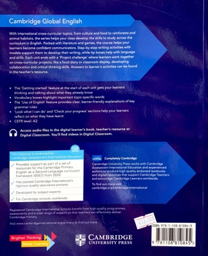 bộ cambridge global english learner's book 5 with digital access (1 year)