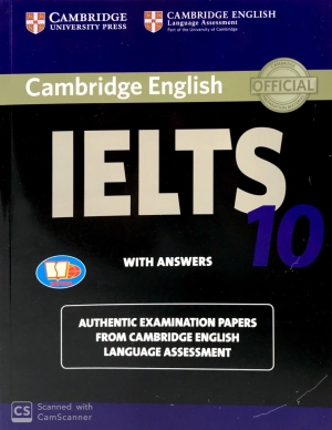 bộ cambridge ielts 10 with answers (ngôn ngữ tiếng anh) (không kèm audio)