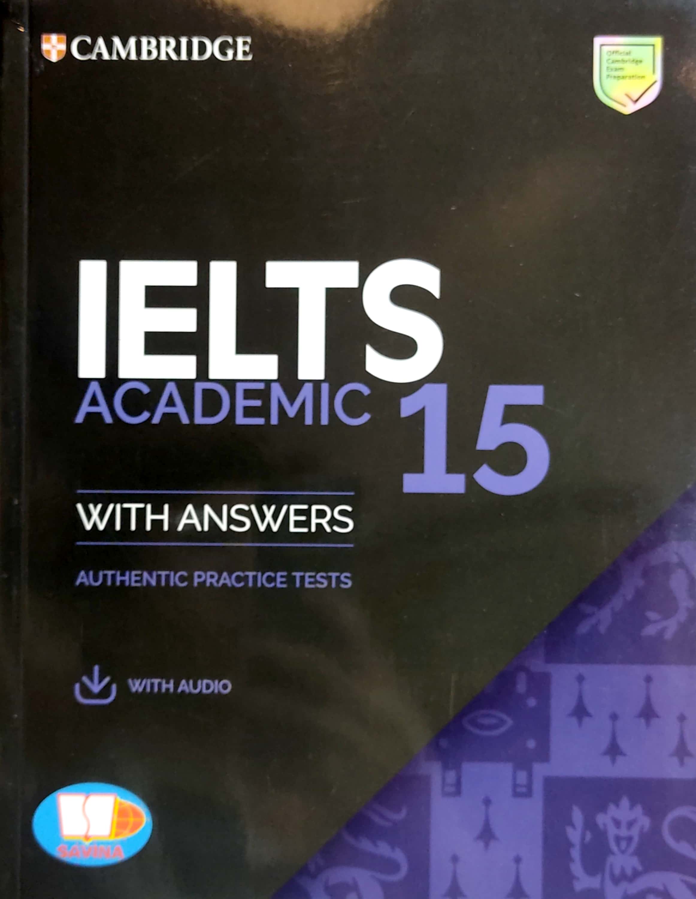 bộ cambridge ielts 15 academic with answers (savina) (kèm audio)